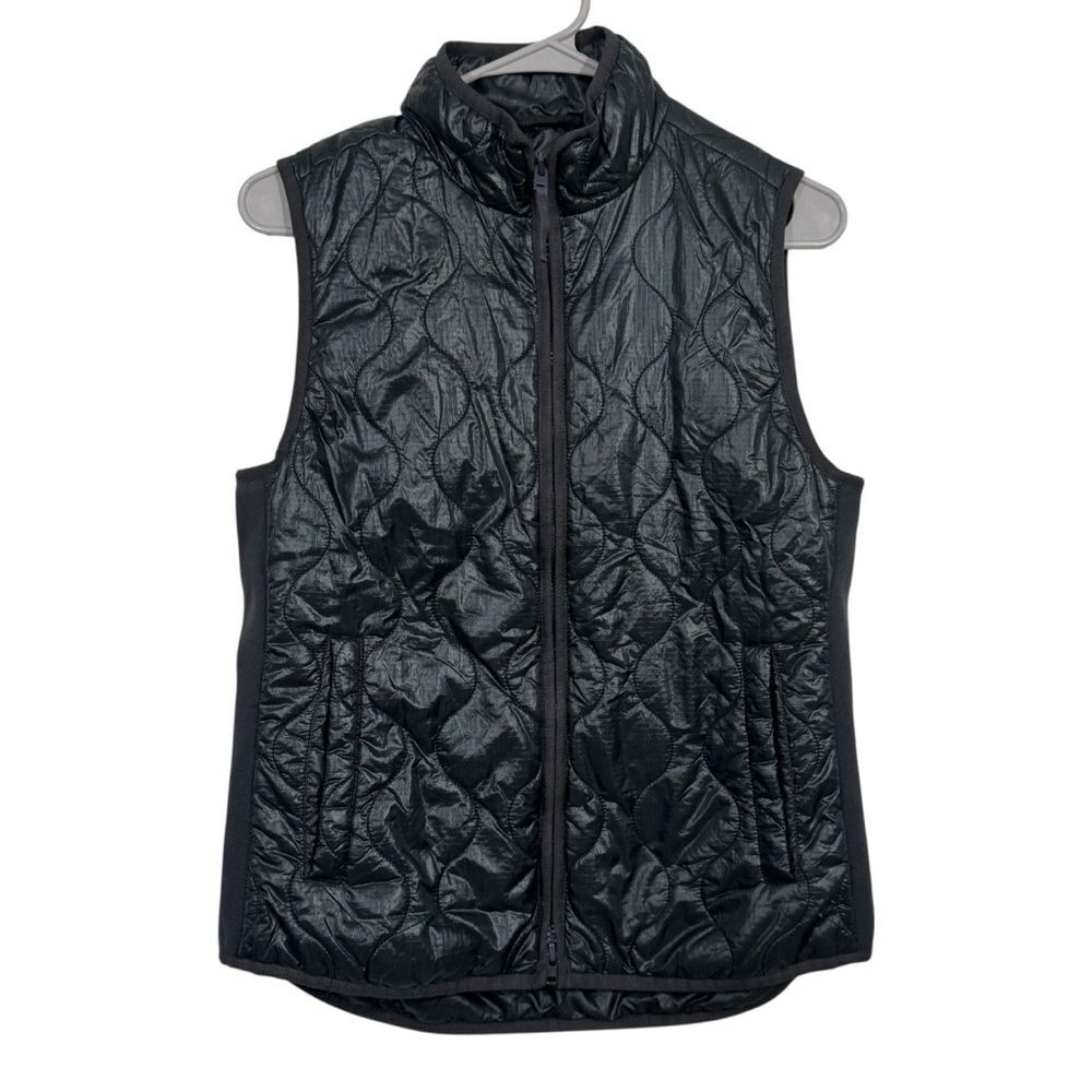 J. Crew Black Puffer Lightweight Cold Weather Vest
